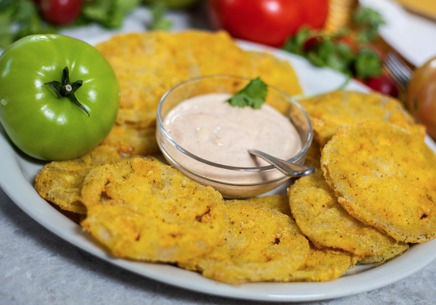 Fried Green Tomatoes with Remoulade